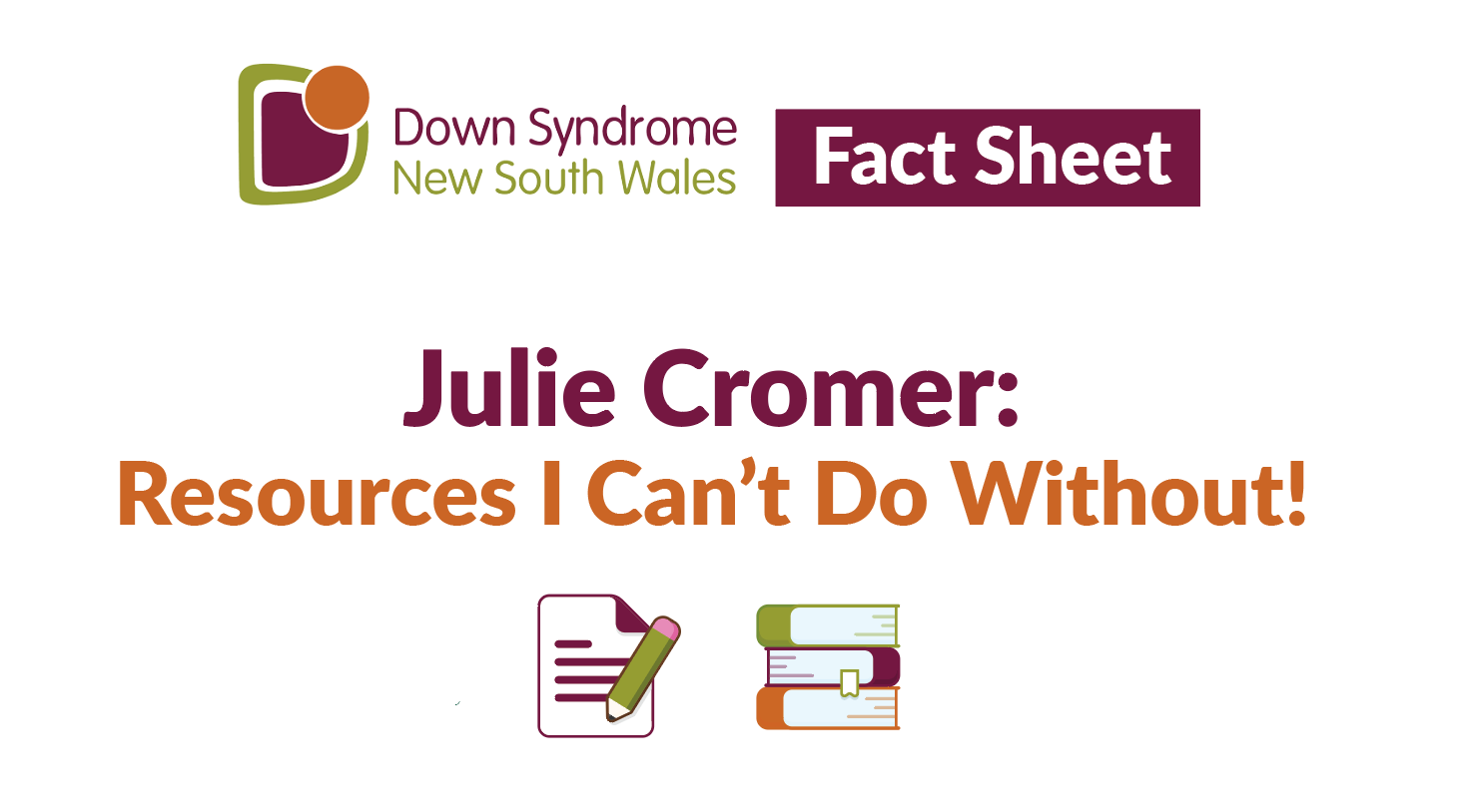 Julie Cromer:  Resources I Can’t Do Without!