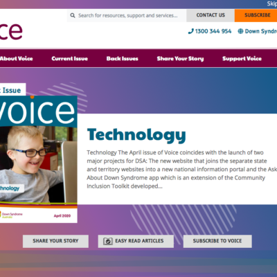 The Voice website
