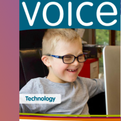 The cover of April Voice Journal