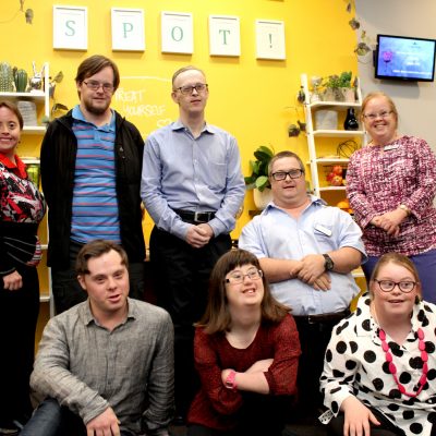 Members of the Down syndrome Advisory Network standing together