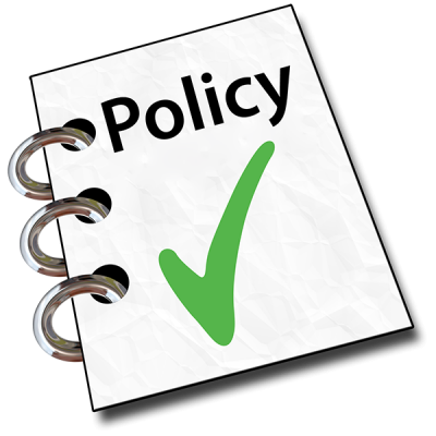 A document with the word 'Policy'