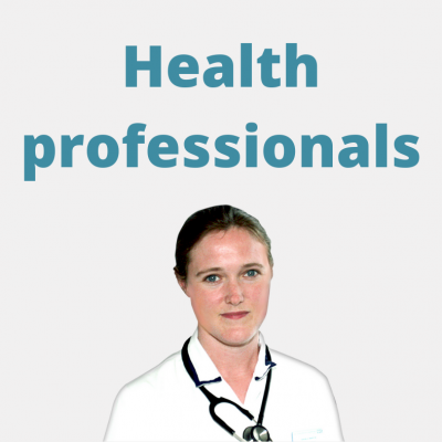 A female health professional