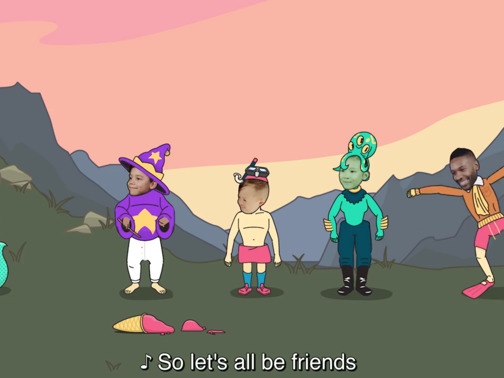 Let’s all be friends thumbnail.