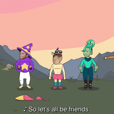 Let’s all be friends thumbnail.