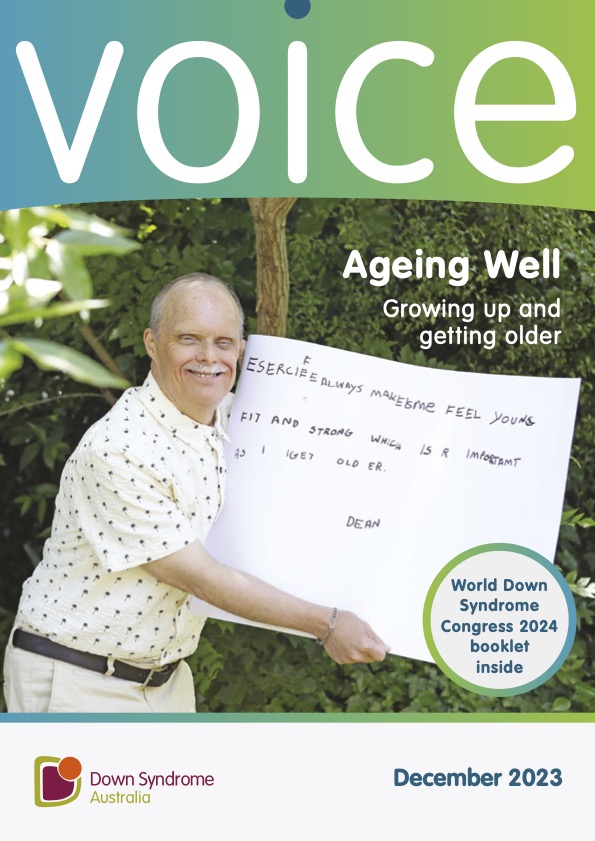 The cover of Voice ageing well issue